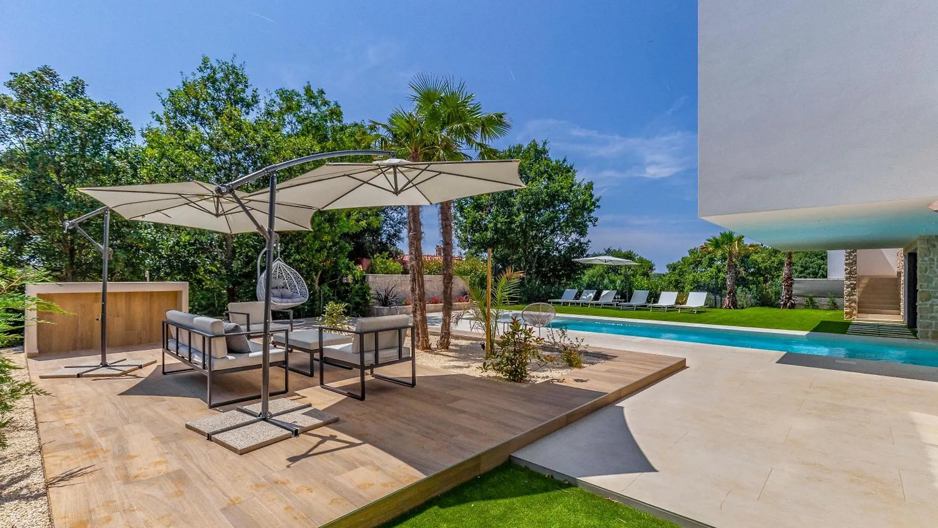 Brand New Design Villa With Sea View بومير كرواتيا
